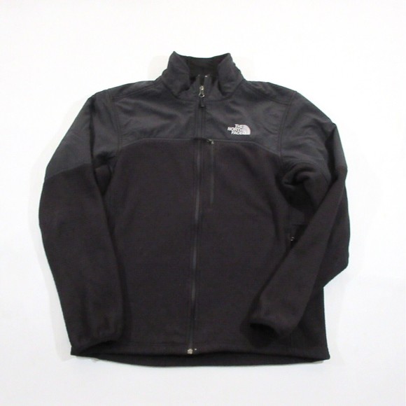 The North Face Other - The North Face Men's Outdoor Hiking Jacket Waffle Fleece Full Zip Black Size L